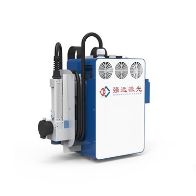 เครื่องทำความสะอาดเลเซอร์พัลซ์แบบกระเป๋าเป้สะพายหลัง 50w 100w